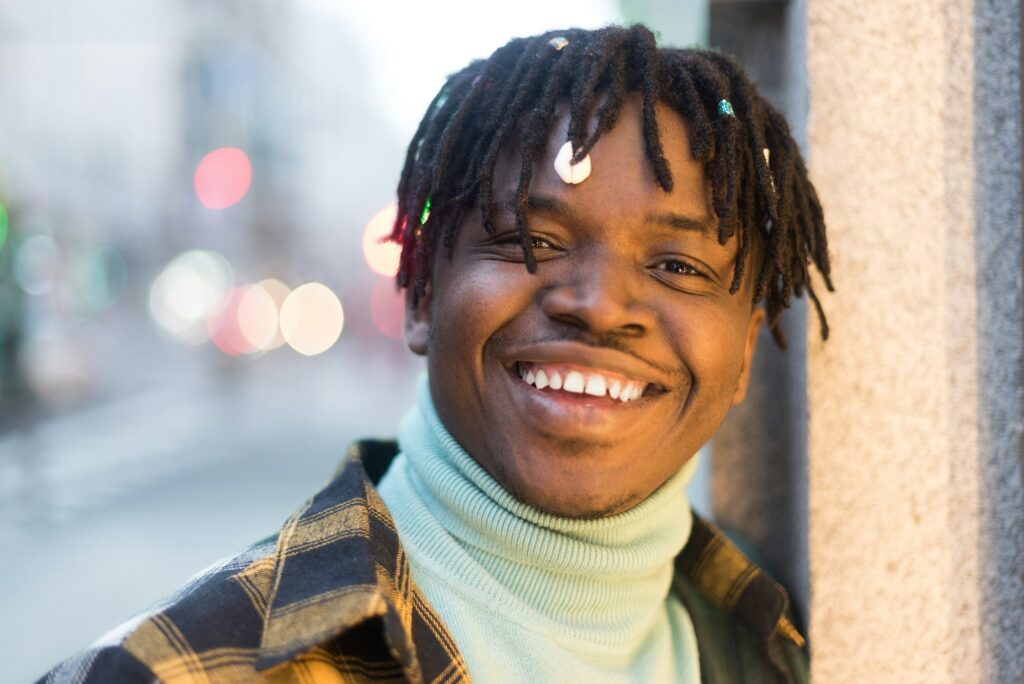 smiling